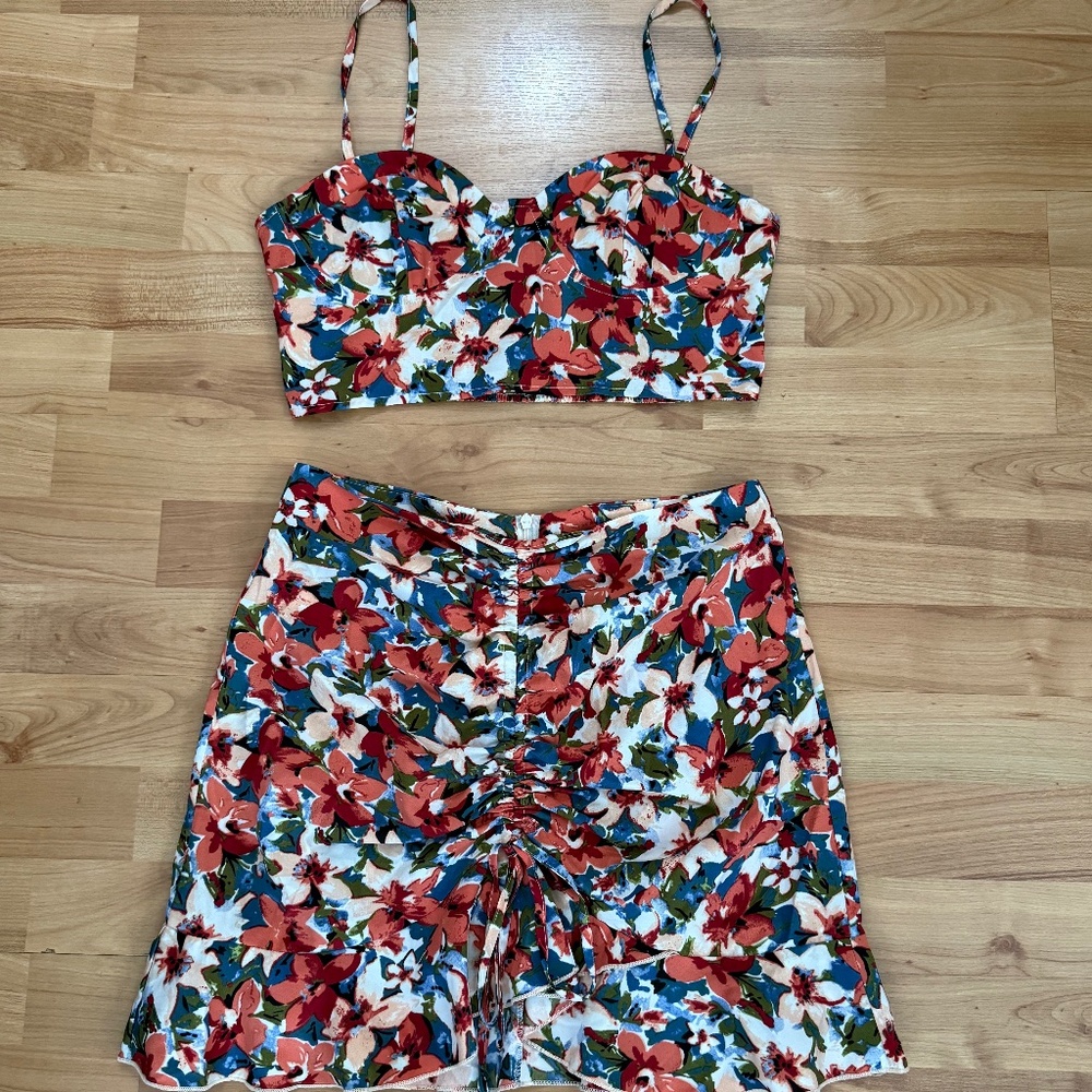Two Piece Floral Set